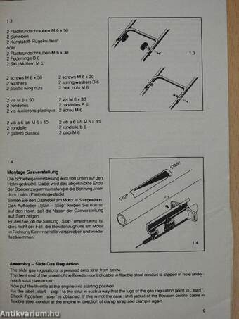 Benzin-Mäher mit Seiten- oder Hintenauswurf