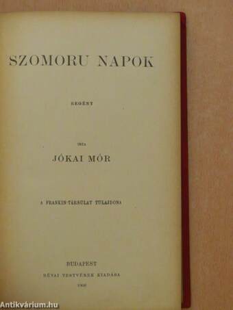 Szomoru napok