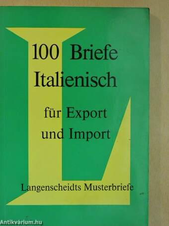100 Briefe Italienisch für Export und Import