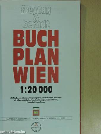 Freytag & Berndt Buchplan Wien 98/99