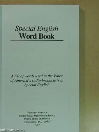 Special English Word Book