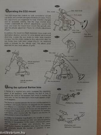 Telescopes with EQ1 & EQ2 Mount