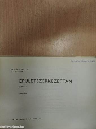 Épületszerkezettan I.