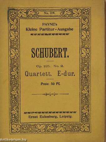 Quartett No.3. E-dur