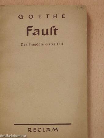 Faust I.