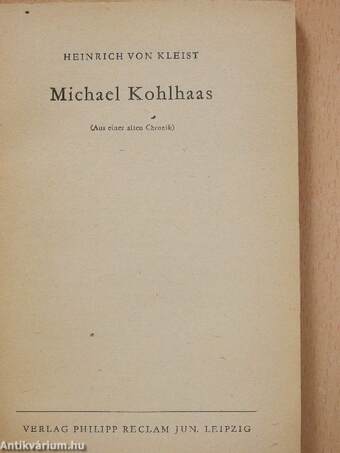 Michael Kohlhaas 