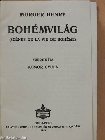 Bohémvilág