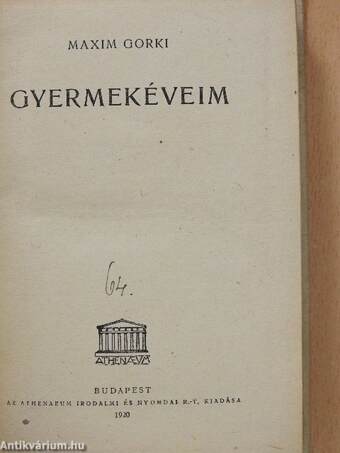 Gyermekéveim