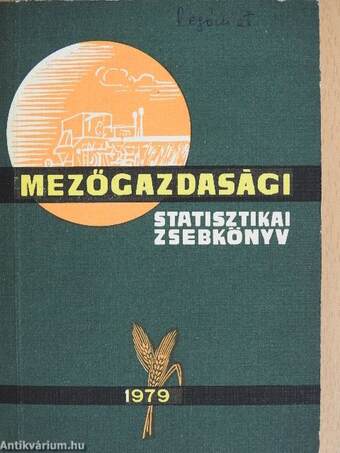 Mezőgazdasági Statisztikai Zsebkönyv 1979