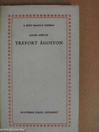 Trefort Ágoston