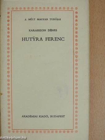 Hutyra Ferenc
