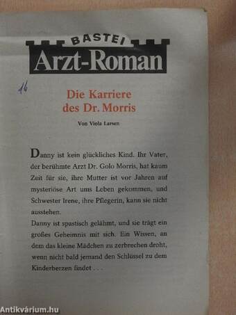 Die Karriere des Dr. Morris