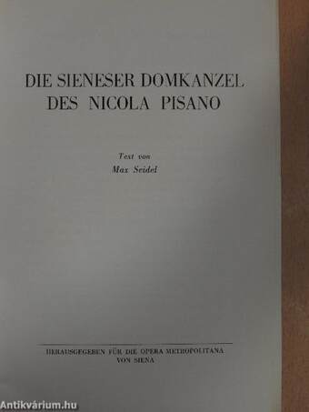 Die Sieneser Domkanzel des Nicola Pisano