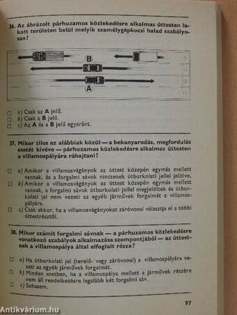 Gyakorló feladatok a közlekedési ismeretek tanulásához