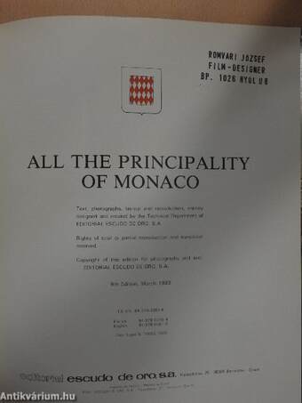 All the principality of Monaco