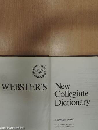 Webster's New Collegiate Dictionary