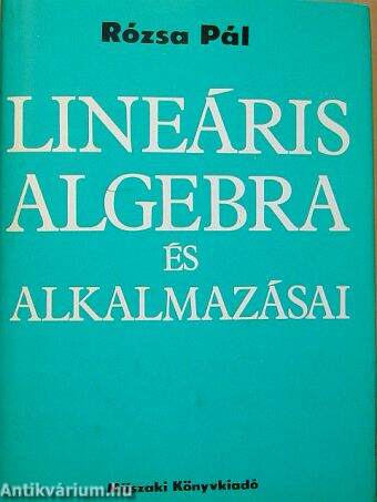 Lineáris algebra és alkalmazásai