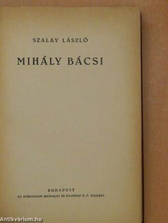 Mihály bácsi