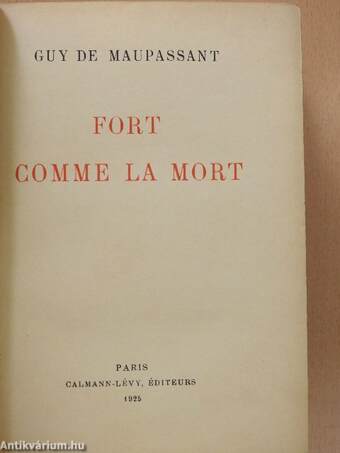 Fort comme la mort