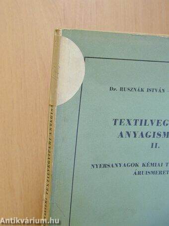 Textilvegyipari anyagismeret II.