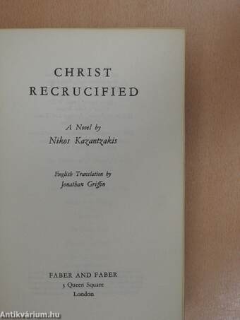 Christ Recrucified