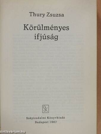 Körülményes ifjúság