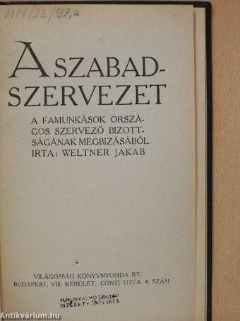 A szabadszervezet