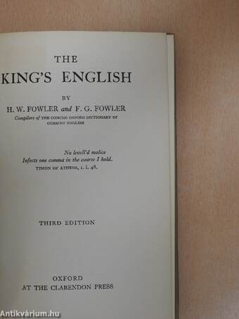 The King's English