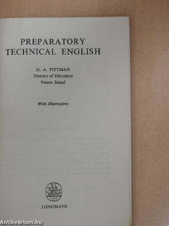 Preparatory technical english