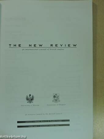 The New Review issue 1 - 1995