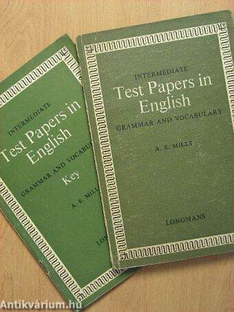 Test Papers in English I-II.