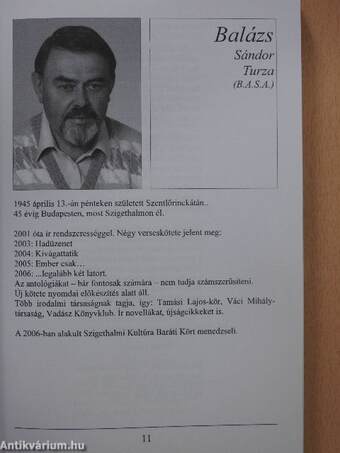 Üzenet társainak (dedikált példány)