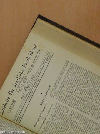 Zeitschrift für ärztliche Fortbildung 1927. január-december + Kiegészítés 1-12.