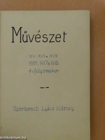 Művészet 1916-1918.