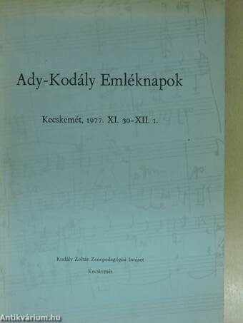 Ady-Kodály Emléknapok