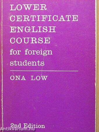 Lower Certificate English Course