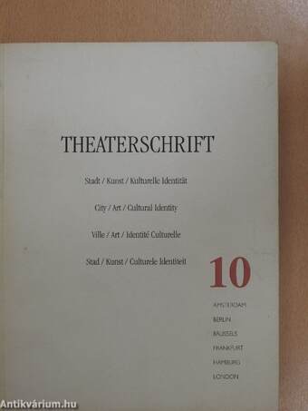 Theaterschrift 10/1995