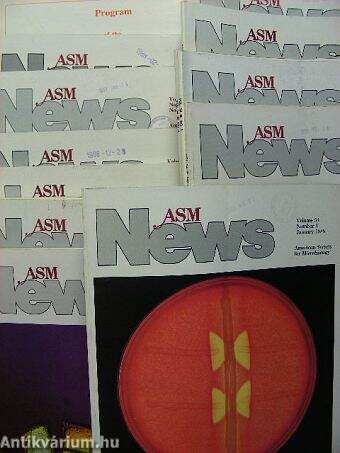 ASM News January-December 1988 + Különszám: Az Amerikai Mikrobiológiai Társaság 88. éves találkozójának programja