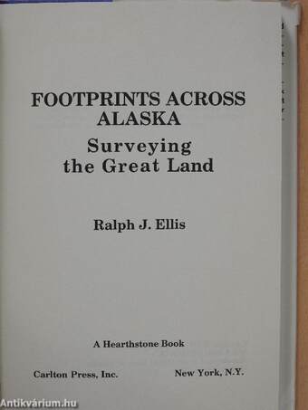 Footprints across Alaska (dedikált példány)