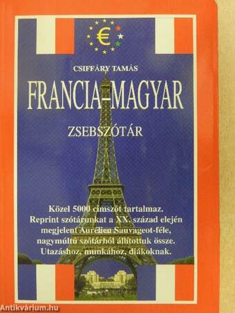 Francia-magyar, magyar-francia zsebszótár