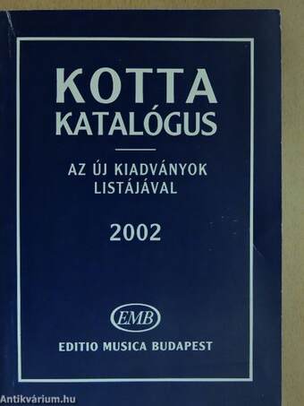 Kottakatalógus 2002