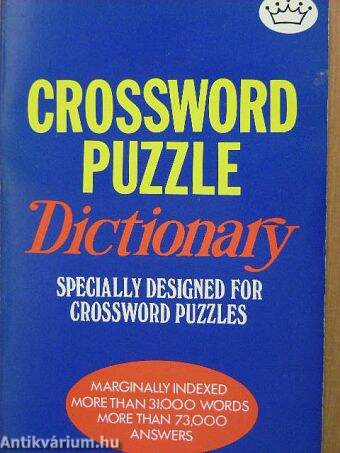 Crossword puzzle dictionary