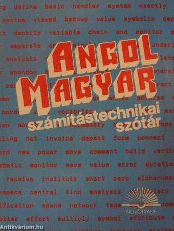 Angol-magyar számítástechnikai szótár