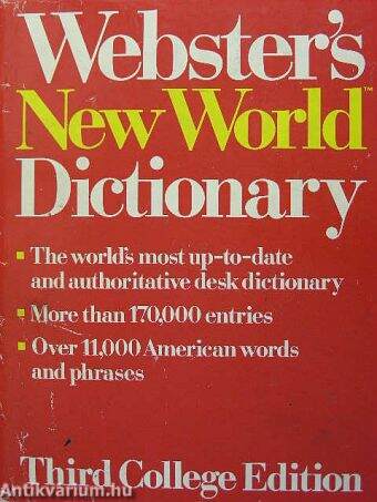 Webster's New World Dictionary of American English