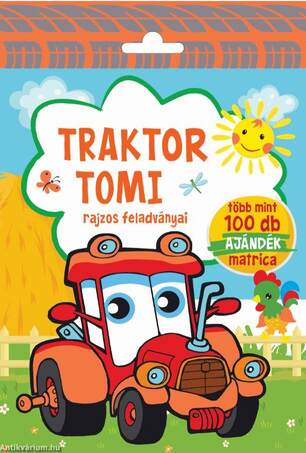 Traktor Tomi - Rajzos feladványai - Több mint 100 db ajándék matrica