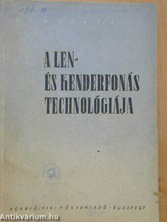 A len- és kenderfonás technológiája