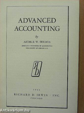 Advanced Accounting I.