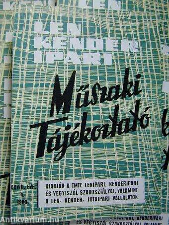 Len, Kender Ipari Műszaki Tájékoztató 1980. (nem teljes évfolyam)