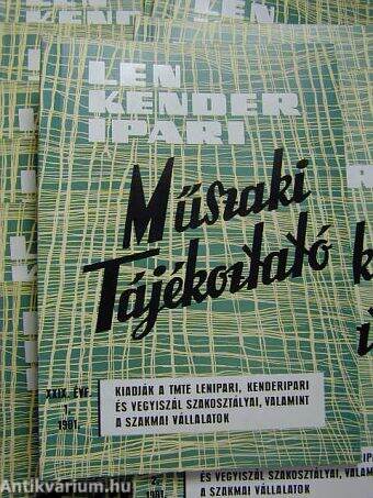 Len, Kender Ipari Műszaki Tájékoztató 1981. január-december