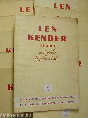 Len, Kender Ipari Műszaki Tájékoztató 1959. január-december